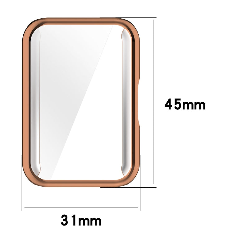 Full Coverage TPU Electroplated Watch Protective Case, For Samsung Galaxy Fit 3