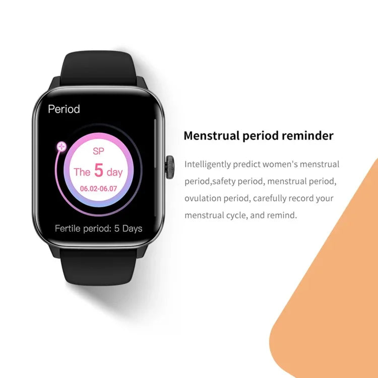 QS11 1.91 inch BT5.2 Smart Sport Watch, Support Sleep / Heart Rate / Blood Oxygen / Blood Pressure Health Monitor