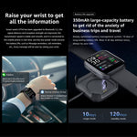 GS6 1.69 inch Runmefit  Pressure MET BT Call Smart Watch, Heart Rate / Blood Pressure / Body Temperature