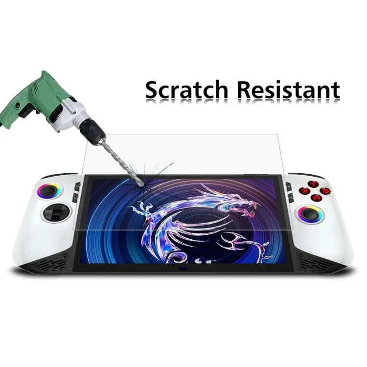 25pcs 9H 0.3mm Explosion-proof Tempered Glass Film, For MSI Claw 8 AI+, For MSI Claw 7 inch Game Console