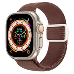 Carbon Fiber Texture Snap Buckle Nylon Watch Band, For Apple Watch SE 2023 40mm, For Apple Watch Ultra 2 49mm, For Apple Watch Series 9 45mm