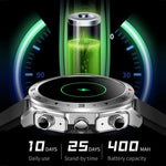 LEMFO T95 1.52 inch IPS Screen 2 in 1 Bluetooth Earphone Smart Watch Support Health Monitoring