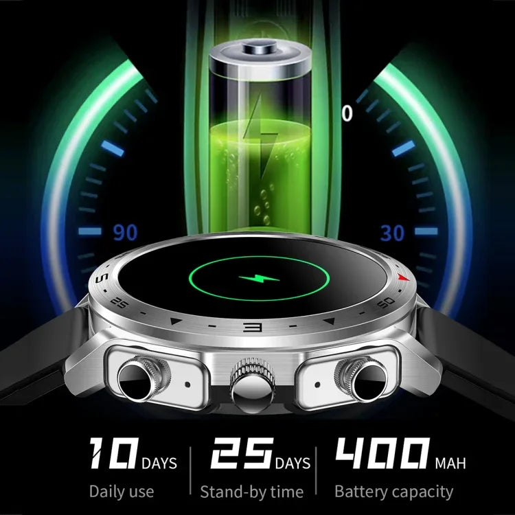 LEMFO T95 1.52 inch IPS Screen 2 in 1 Bluetooth Earphone Smart Watch Support Health Monitoring