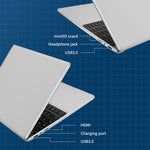 GXMO F152G 15.6 inch Laptop, Windows 11 Intel Alder Lake N95 Quad Core, Support Fingerprint Unlock, 16GB+512GB
