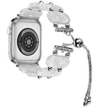 Resin Retractable Chain Watch Band, For Apple Watch SE 2023 44mm, For Apple Watch SE 2023 40mm