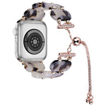 Resin Retractable Chain Watch Band, For Apple Watch Series 8 41mm, For Apple Watch Series 8 45mm