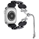 Resin Retractable Chain Watch Band, For Apple Watch Series 7 41mm, For Apple Watch Series 7 45mm