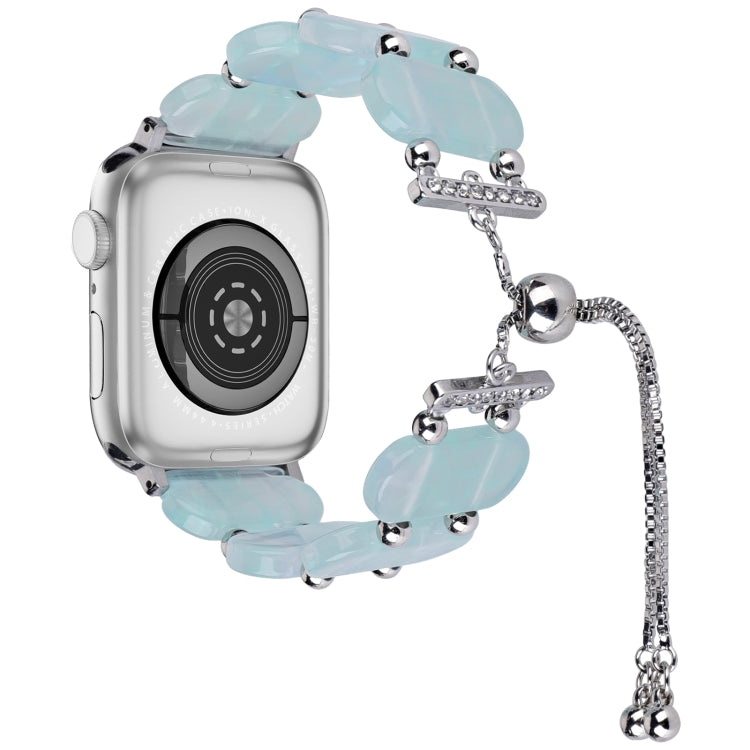 Resin Retractable Chain Watch Band, For Apple Watch Series 5 44mm, For Apple Watch Series 5 40mm