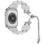 Resin Retractable Chain Watch Band, For Apple Watch Series 4 44mm, For Apple Watch Series 4 40mm