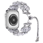 Resin Retractable Chain Watch Band, For Apple Watch Series 4 44mm, For Apple Watch Series 4 40mm