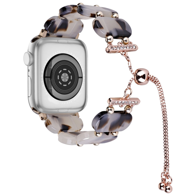 Resin Retractable Chain Watch Band, For Apple Watch Series 4 44mm, For Apple Watch Series 4 40mm