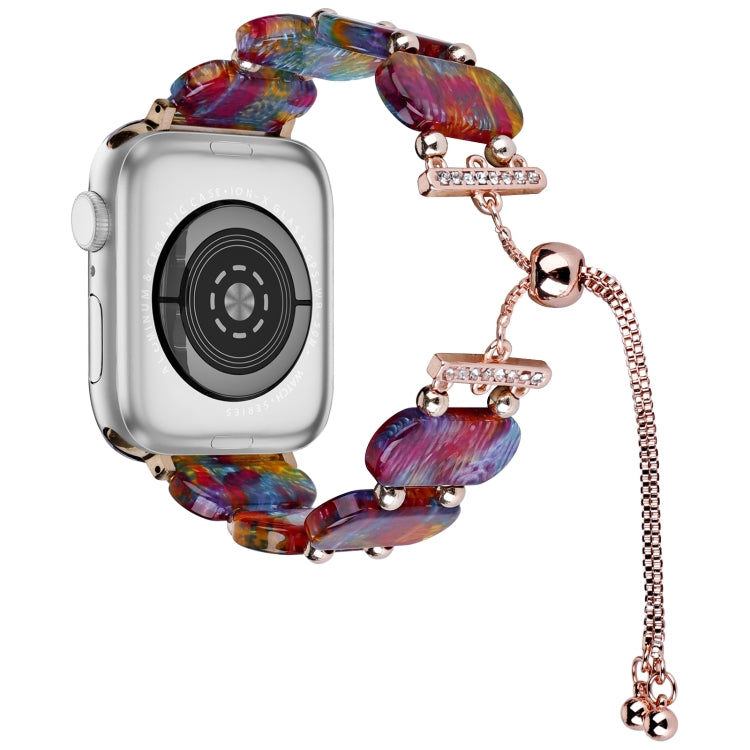 Resin Retractable Chain Watch Band, For Apple Watch Series 4 44mm, For Apple Watch Series 4 40mm