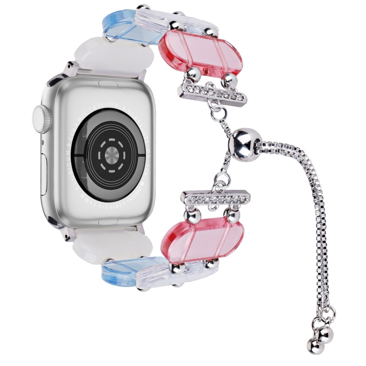 Resin Retractable Chain Watch Band, For Apple Watch Series 2 42mm, For Apple Watch Series 2 38mm
