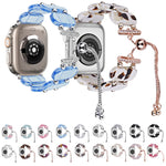 Resin Retractable Chain Watch Band, For Apple Watch SE 2023 44mm, For Apple Watch SE 2023 40mm