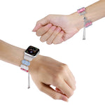 Resin Retractable Chain Watch Band, For Apple Watch Series 3 38mm, For Apple Watch Series 3 42mm