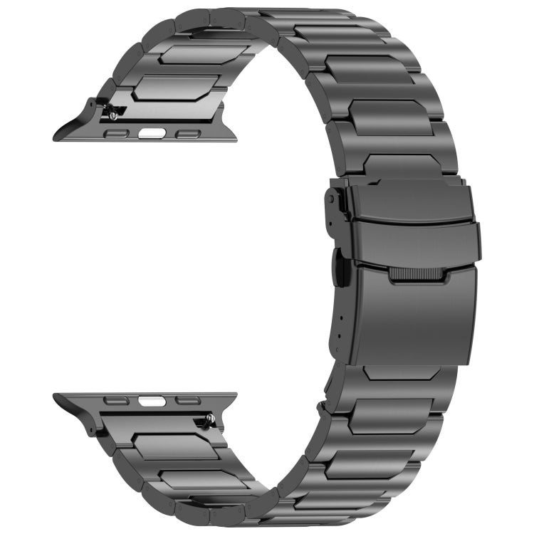 I-Shaped Titanium Metal Watch Band, For Apple Watch SE 2023 44mm, For Apple Watch SE 2023 40mm, For Apple Watch Ultra 2 49mm, For Apple Watch Series 9 45mm, For Apple Watch Series 9 41mm, For Apple Watch Ultra 49mm, For Apple Watch Series 8 41mm       ...