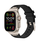 Loners Liquid Silicone Watch Band, For Apple Watch SE 2023 44mm, For Apple Watch Ultra 2 49mm, For Apple Watch Series 9 45mm