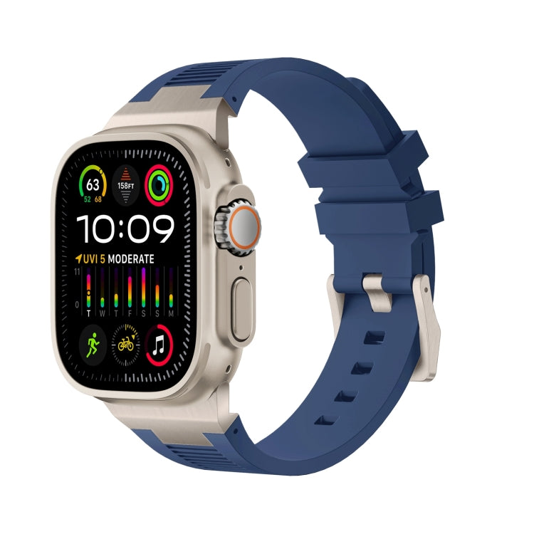 Loners Liquid Silicone Watch Band, For Apple Watch SE 2023 44mm, For Apple Watch Ultra 2 49mm, For Apple Watch Series 9 45mm