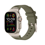 Loners Liquid Silicone Watch Band, For Apple Watch SE 2023 44mm, For Apple Watch Ultra 2 49mm, For Apple Watch Series 9 45mm