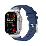 Loners Liquid Silicone Watch Band, For Apple Watch Ultra 49mm, For Apple Watch Series 8 45mm, For Apple Watch SE 2022 44mm
