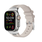Loners Liquid Silicone Watch Band, For Apple Watch Ultra 49mm, For Apple Watch Series 8 45mm, For Apple Watch SE 2022 44mm