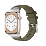 Loners Liquid Silicone Watch Band, For Apple Watch Series 7 45mm, For Apple Watch SE 44mm, For Apple Watch Series 6 44mm