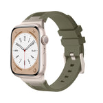 Loners Liquid Silicone Watch Band, For Apple Watch Series 5 44mm, For Apple Watch Series 4 44mm, For Apple Watch Series 3 42mm