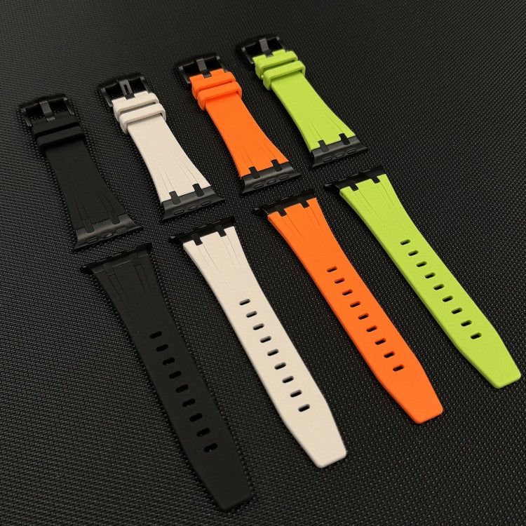 Stone Grain Liquid Silicone Watch Band, For Apple Watch SE 2023 44mm, For Apple Watch Ultra 2 49mm, For Apple Watch Series 9 45mm, For Apple Watch Ultra 49mm