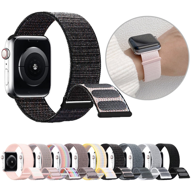 Dual Hook and Loop Nylon Watch Band, For Apple Watch Series 3 38mm, For Apple Watch Series 3 42mm, For Apple Watch Series 2 42mm, For Apple Watch Series 2 38mm, For Apple Watch 42mm