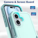 2 in 1 PC + TPU Phone Case, For iPhone 16, For iPhone 15 Pro Max, For iPhone 15 Pro, For iPhone 15 Plus, For iPhone 15, For iPhone SE 2022 / 2020 / 8 / 7 / 6, For iPhone X / XS, For iPhone XR
