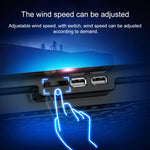 ICE COOREL Notebook Computer Base Speed Control Silent Six-fan Cooling Holder Cooling Rack, Style: Premium Edition, Style: Premium Edition(Lvory), Style: Premium Edition(Dazzling Red), Style: Premium Edition(Charm Powder), Style: Premium Edition(Black)