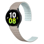 Two Color Loop Magnetic Silicone Watch Band, For Samsung Galaxy Watch 6 / 5 / 4