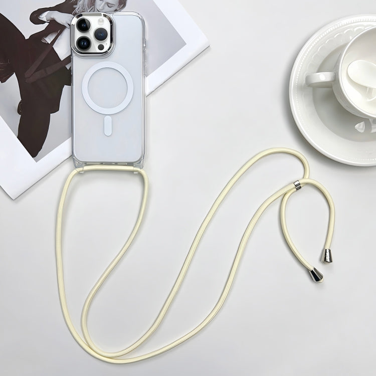 MagSafe Magnetic PC + TPU Phone Case with Lanyard, For iPhone 14 Pro Max, For iPhone 13 Pro Max, For iPhone 13 Pro, For iPhone 13