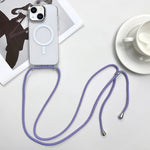 MagSafe Magnetic PC + TPU Phone Case with Lanyard, For iPhone 14 Pro Max, For iPhone 13 Pro Max, For iPhone 13 Pro, For iPhone 13