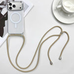 MagSafe Magnetic PC + TPU Phone Case with Lanyard, For iPhone 17e / 16e, For iPhone 17 Pro Max, For iPhone 17 Pro, For iPhone 17