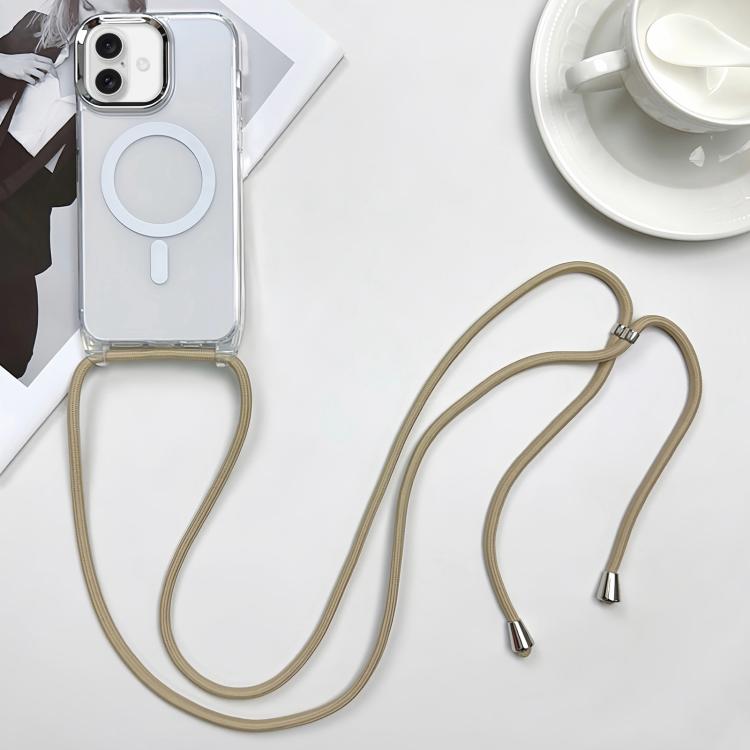 MagSafe Magnetic PC + TPU Phone Case with Lanyard, For iPhone 17e / 16e, For iPhone 17 Pro Max, For iPhone 17 Pro, For iPhone 17