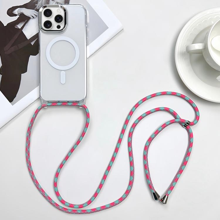MagSafe Magnetic PC + TPU Phone Case with Lanyard, For iPhone Air, For iPhone 16 Pro Max, For iPhone 16 Pro, For iPhone 16 Plus