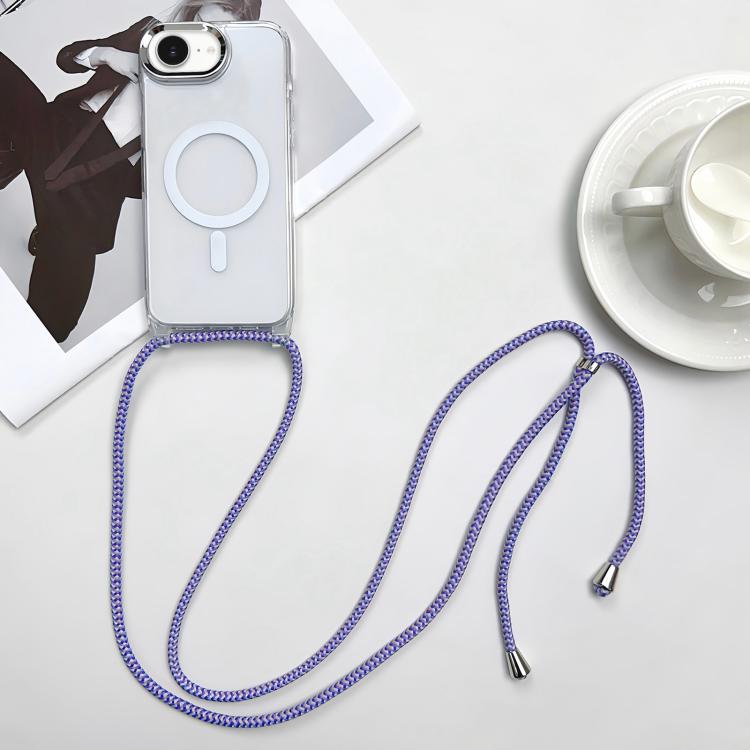 MagSafe Magnetic PC + TPU Phone Case with Lanyard, For iPhone 17e / 16e, For iPhone 17 Pro Max, For iPhone 17 Pro, For iPhone 17