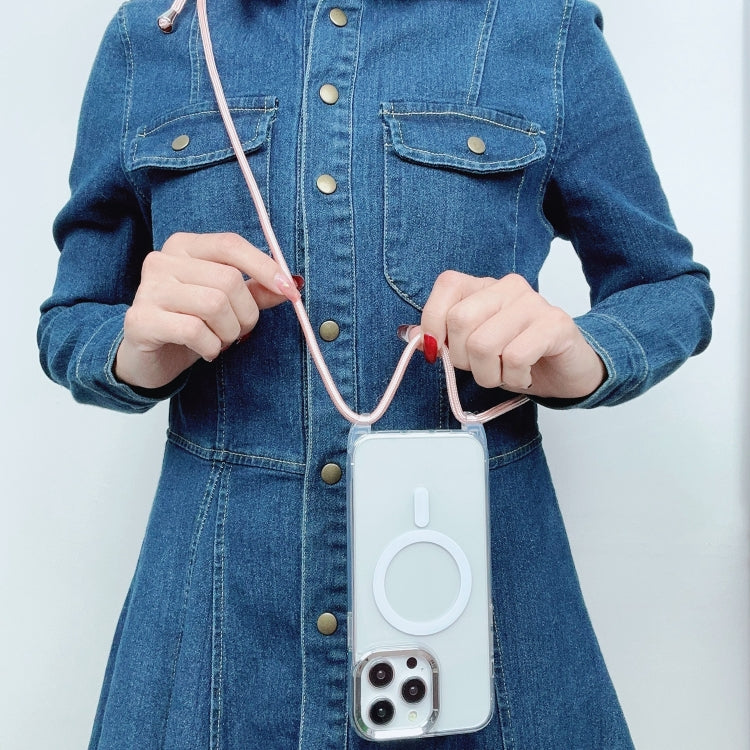 MagSafe Magnetic PC + TPU Phone Case with Lanyard, For iPhone 14 Pro Max, For iPhone 13 Pro Max, For iPhone 13 Pro, For iPhone 13