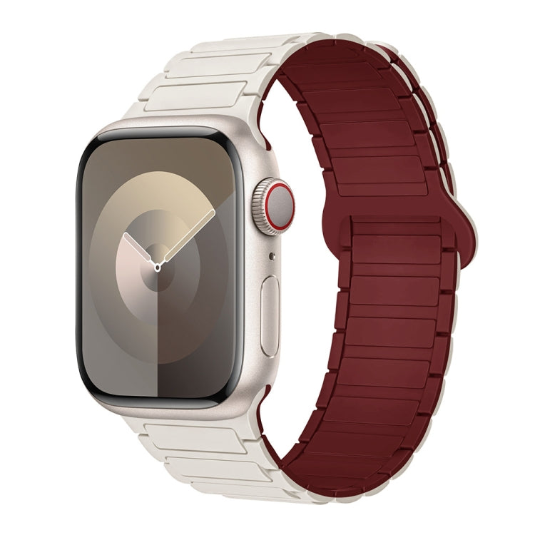 I-Shaped Magnetic Silicone Watch Band, For Apple Watch SE 2023 44mm, For Apple Watch SE 2023 40mm, For Apple Watch Ultra 2 49mm