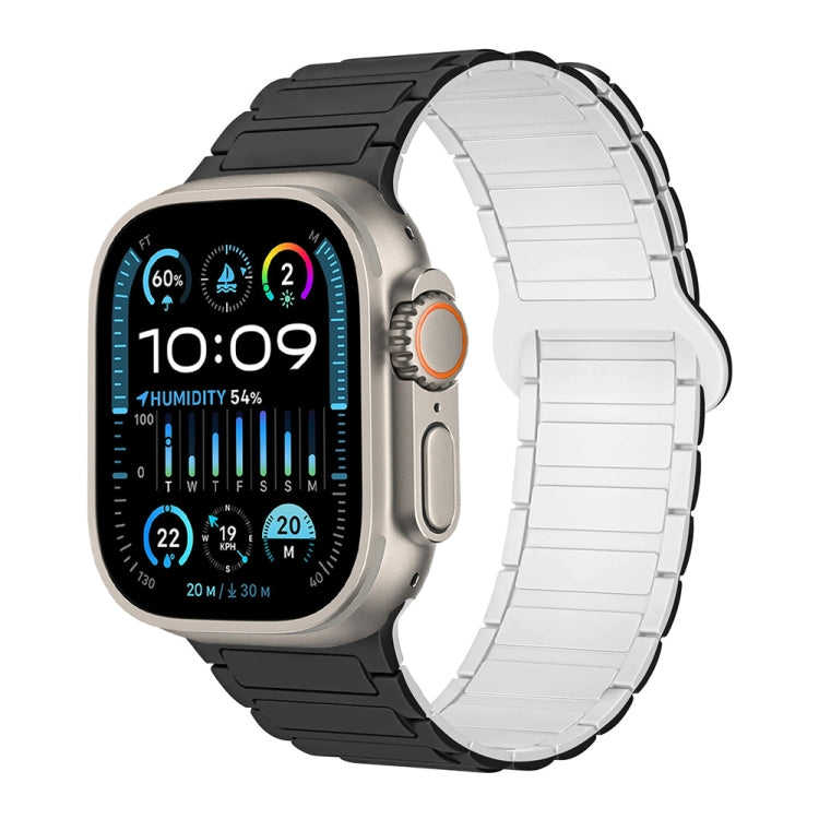 I-Shaped Magnetic Silicone Watch Band, For Apple Watch SE 2023 44mm, For Apple Watch SE 2023 40mm, For Apple Watch Ultra 2 49mm