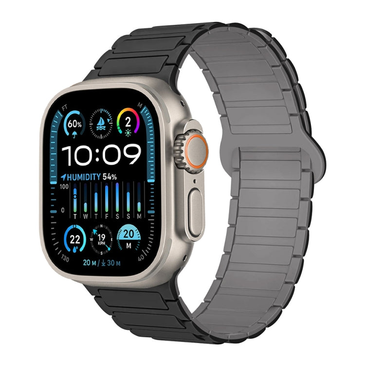 I-Shaped Magnetic Silicone Watch Band, For Apple Watch SE 2023 44mm, For Apple Watch SE 2023 40mm, For Apple Watch Ultra 2 49mm
