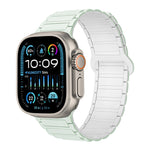 I-Shaped Magnetic Silicone Watch Band, For Apple Watch SE 2023 44mm, For Apple Watch SE 2023 40mm, For Apple Watch Ultra 2 49mm