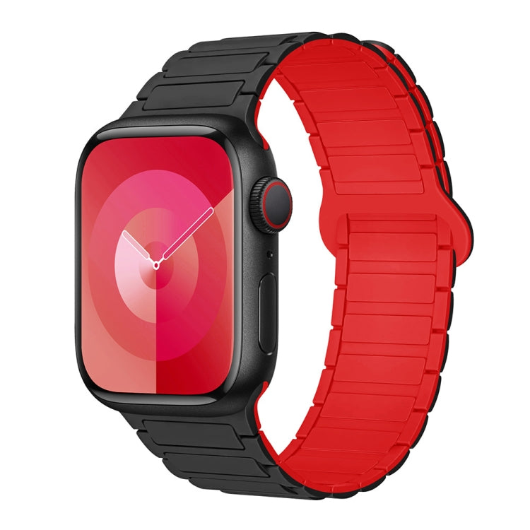 I-Shaped Magnetic Silicone Watch Band, For Apple Watch Series 9 45mm, For Apple Watch Series 9 41mm, For Apple Watch Ultra 49mm