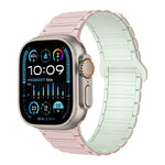 I-Shaped Magnetic Silicone Watch Band, For Apple Watch Series 9 45mm, For Apple Watch Series 9 41mm, For Apple Watch Ultra 49mm