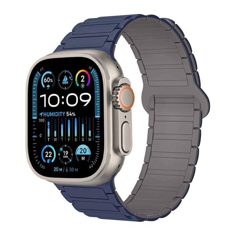 I-Shaped Magnetic Silicone Watch Band, For Apple Watch Series 9 45mm, For Apple Watch Series 9 41mm, For Apple Watch Ultra 49mm