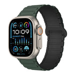 I-Shaped Magnetic Silicone Watch Band, For Apple Watch Series 9 45mm, For Apple Watch Series 9 41mm, For Apple Watch Ultra 49mm