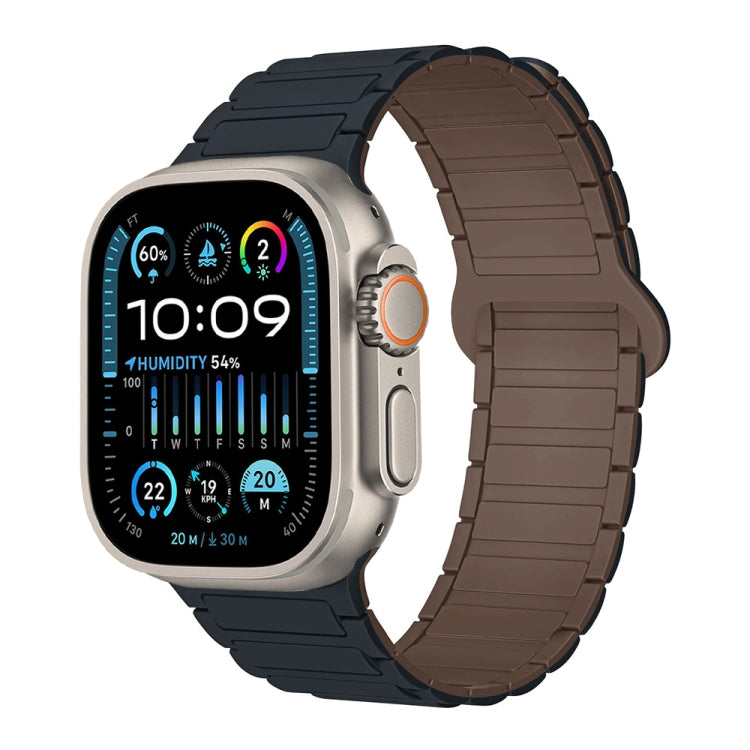 I-Shaped Magnetic Silicone Watch Band, For Apple Watch Series 9 45mm, For Apple Watch Series 9 41mm, For Apple Watch Ultra 49mm