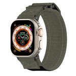 Nylon Hook And Loop Fastener Watch Band, For Apple Watch Series 10 46mm, For Apple Watch Series 10 42mm, For Apple Watch SE 2023 44mm, For Apple Watch SE 2023 40mm, For Apple Watch Ultra 2 49mm, For Apple Watch Series 9 45mm, For Apple Watch Series 9 4...
