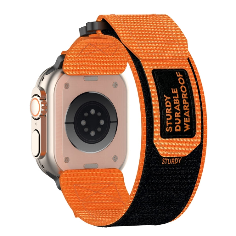 Nylon Hook And Loop Fastener Watch Band, For Apple Watch Series 8 45mm, For Apple Watch SE 2022 40mm, For Apple Watch SE 2022 44mm, For Apple Watch Series 7 41mm, For Apple Watch Series 7 45mm, For Apple Watch SE 40mm, For Apple Watch SE 44mm          ...